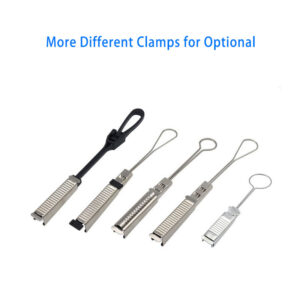 different ftth drop cable tension clamps